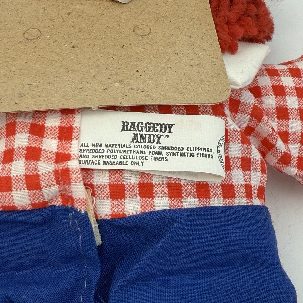 Vintage 1970s Knickerbocker Raggedy Ann & Andy 7" Dolls - NEW - Picture 9 of 10